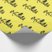 Explorer-Design - glänzendes Wrapping Paper Geschenkpapier (Ecke)