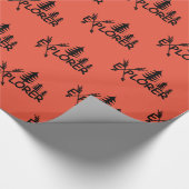 Explorer-Design - glänzendes Wrapping Paper Geschenkpapier (Ecke)