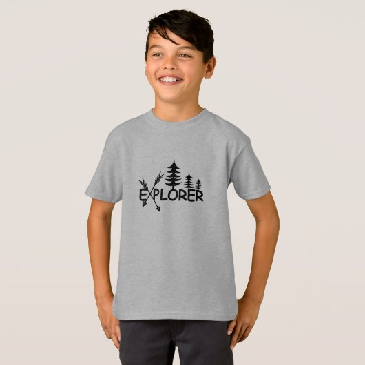 Explorer-Design - Kids-T - Shirt (Vorne ganz)