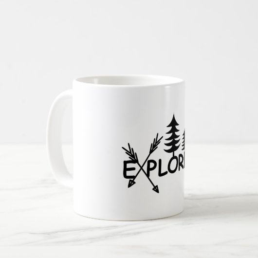 Explorer-Design - Klassische Tasse (Vorderseite Links)