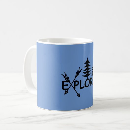 Explorer-Design - Klassische Tasse (Vorderseite Links)