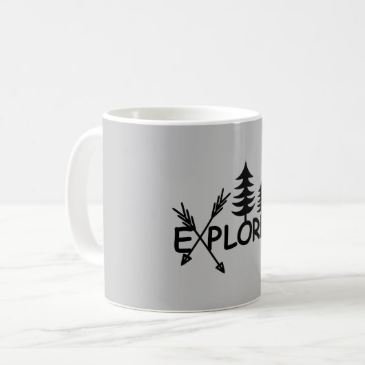 Explorer-Design - Klassische Tasse (Vorderseite Links)