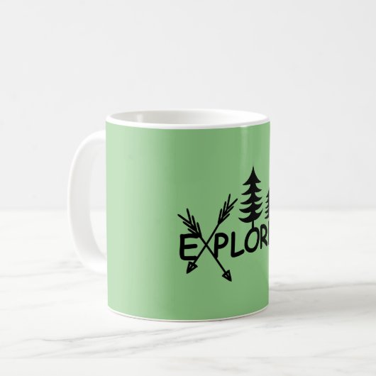 Explorer-Design - Klassische Tasse (Vorderseite Links)