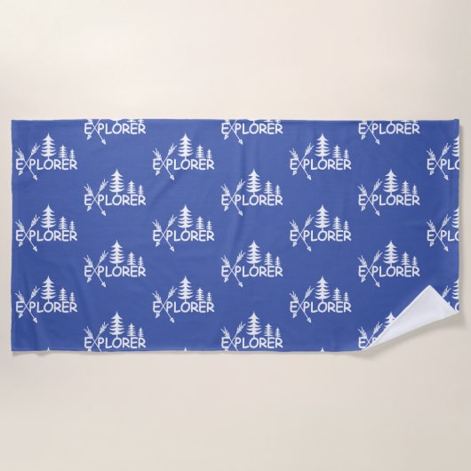 Explorer-Design - Strandtuch (Vorderseite)