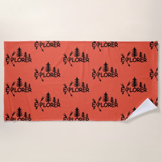 Explorer-Design - Strandtuch (Vorderseite)