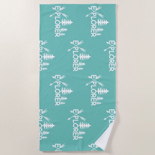 Explorer-Design - Strandtuch (Vorderseite)