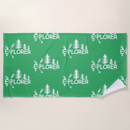 Explorer-Design - Strandtuch (Vorderseite)