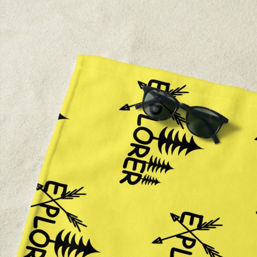 Explorer-Design - Strandtuch (Beispiel)