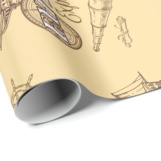 Explorer Expedition Geschenkpapier (Rolleneckpunkt)