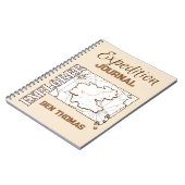 Explorer Expedition Spiral Notebook Notizblock (Linke Seite)