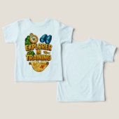 Explorer im T-Shirt Kleinkind trainieren (Design Vorderseite & Rückseite)