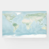 Explorer-Karte der Erdoberfläche Banner (Horizontal)