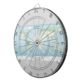 Explorer-Karte der Erdoberfläche Dartscheibe (Vorderseite rechts)
