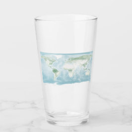 Explorer-Karte der Erdoberfläche Glas