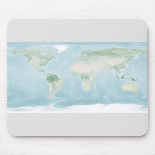 Explorer-Karte der Erdoberfläche Mousepad (Vorne)