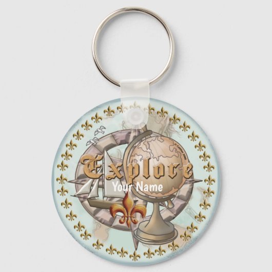 Explorer-Karte Schlüsselanhänger (Vorderseite)
