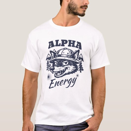 Explorer-Modus Wolf-Abenteuer-Design – Wilde Natur T-Shirt (Vorderseite)