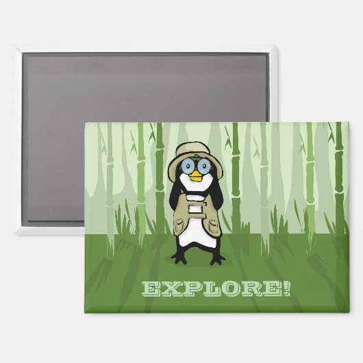 Explorer Pinguin Magnet (Vorderseite/Rückseite)