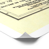 Explorer-Routen in Amerika 1907 Poster (Ecke)