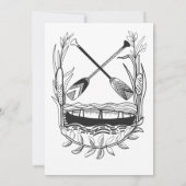 Explorer Times Newborn Birth Ankündigung (Rückseite)