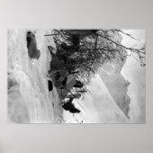 Explorer-Zelt und -Anhänger am Campingplatz Poster (Vorne)