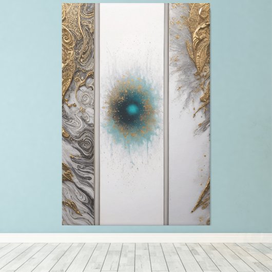 Exploring Abstracts Leinwanddruck (Insitu (Holzboden))