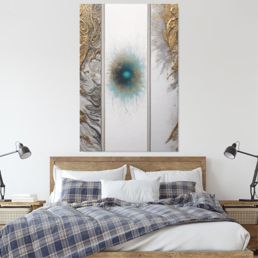 Exploring Abstracts Leinwanddruck (Insitu (Schlafzimmer))