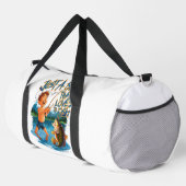 Exploring Nature: Boy Fishing With a Big Catch Duffle Bag (Rechte Ecke)