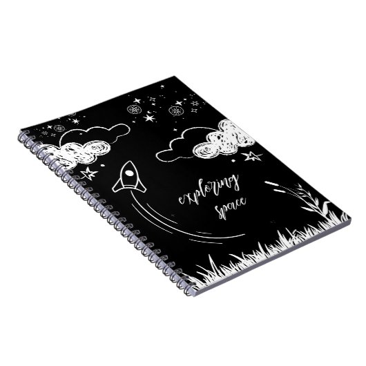 exploring space notizblock (Rechte Seite)