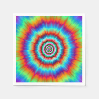 Explosion absetzbarer Neapel in Blau und Orange Serviette