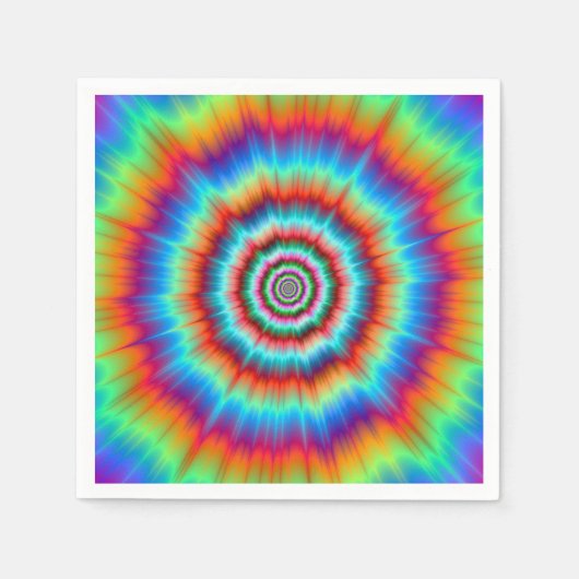 Explosion absetzbarer Neapel in Blau und Orange Serviette (Vorderseite)