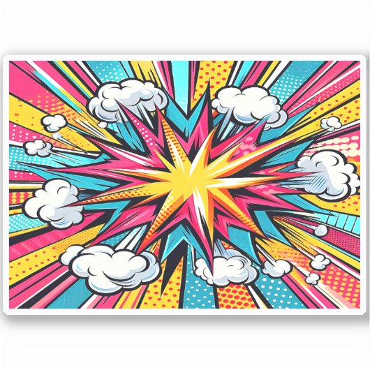 Explosion Aufkleber (Vorderseite)