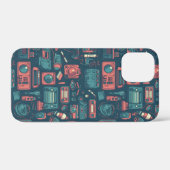 Explosion aus der Vergangenheit: Technik der 80er Case-Mate iPhone Hülle (Rückseite (Horizontal))