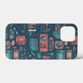 Explosion aus der Vergangenheit: Technik der 80er  Case-Mate iPhone Hülle (Rückseite (Horizontal))