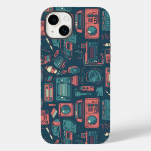 Explosion aus der Vergangenheit: Technik der 80er Case-Mate iPhone 14 Plus Hülle