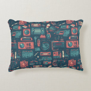 Explosion aus der Vergangenheit: Technik der 80er  Dekokissen