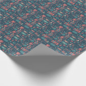 Explosion aus der Vergangenheit: Technik der 80er Geschenkpapier (Ecke)