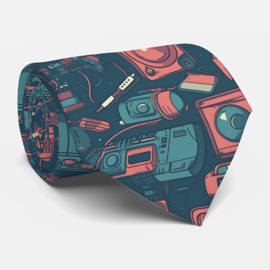 Explosion aus der Vergangenheit: Technik der 80er Krawatte (Gerollt)