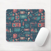 Explosion aus der Vergangenheit: Technik der 80er Mousepad (Mit Mouse)