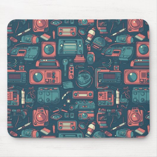 Explosion aus der Vergangenheit: Technik der 80er Mousepad (Vorne)