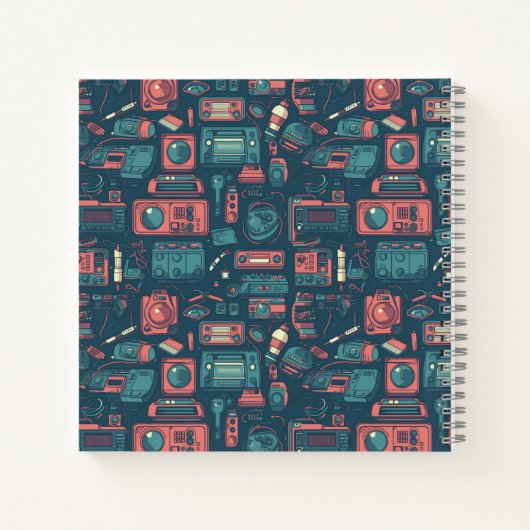 Explosion aus der Vergangenheit: Technik der 80er Notizblock (Rückseite)