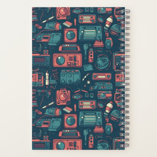 Explosion aus der Vergangenheit: Technik der 80er Notizblock (Rückseite)