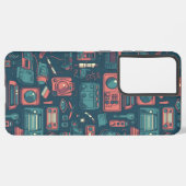 Explosion aus der Vergangenheit: Technik der 80er  Samsung Galaxy Hülle (Linke Seite)