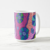 Explosion der Abstrakten Farbe Kaffeetasse (VorderseiteRechts)