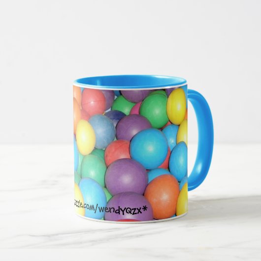 Explosion der Ball-Tasse Tasse (VorderseiteRechts)