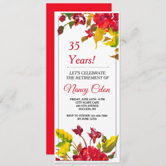 Explosion der Einladung des Rot-2 (Vorne/Hinten)