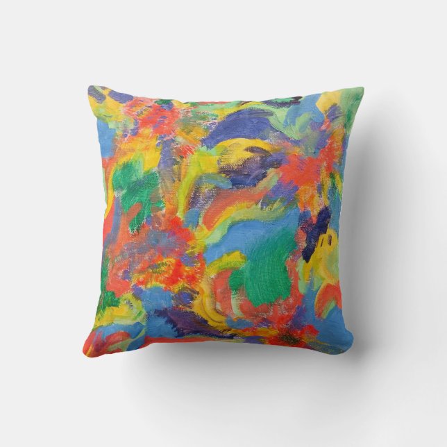 Explosion der Farben Kissen (Rückseite)