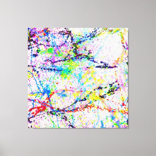 Explosion der Farben Leinwanddruck (Vorderseite)