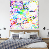 Explosion der Farben Leinwanddruck (Insitu (Schlafzimmer))