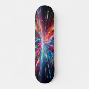 Explosion der Farben Muster Skateboard